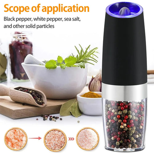 Smart Tilt-Activated Electric Pepper Grinder - Premium Automatic Mill, No Button Needed